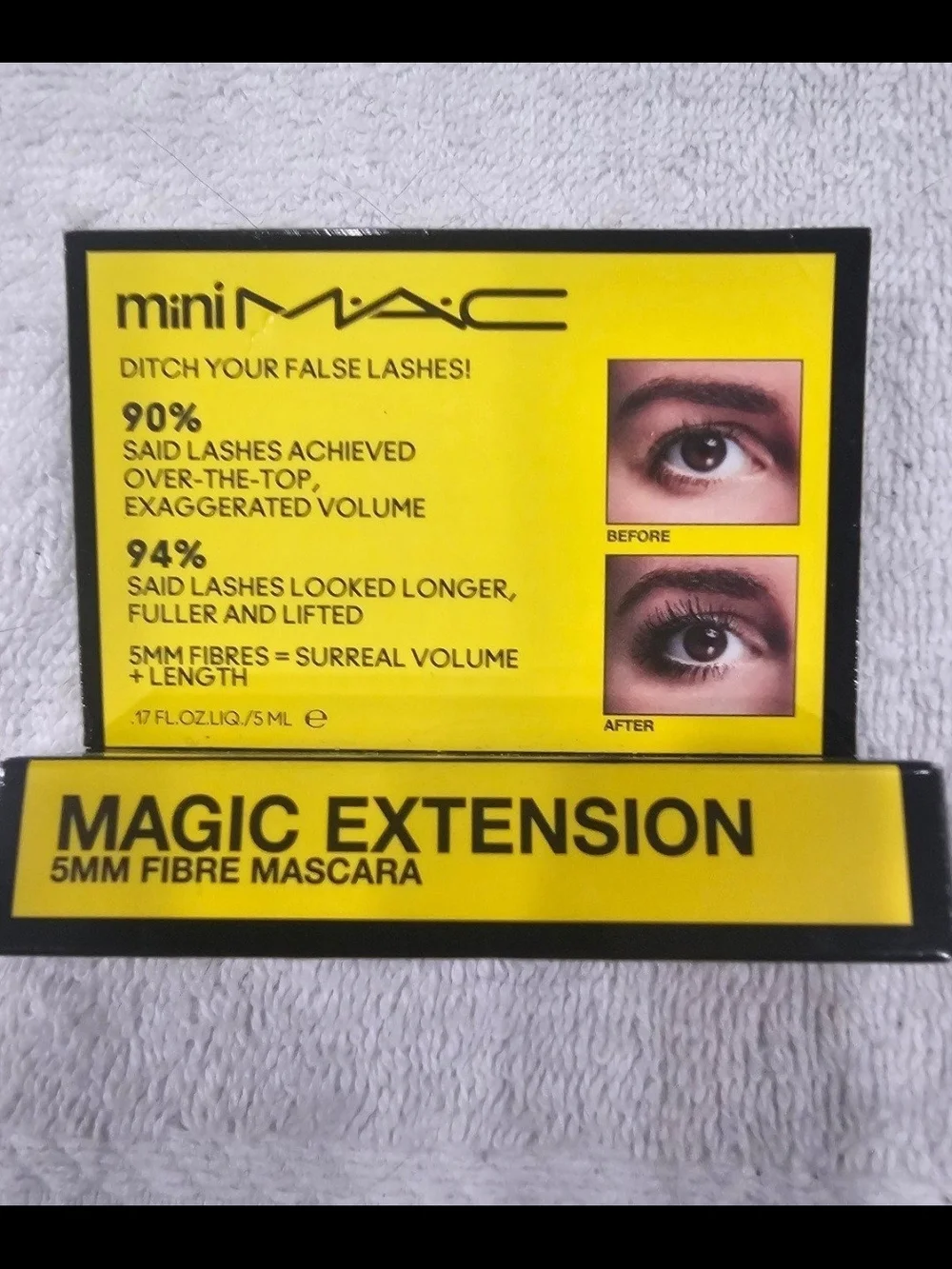 MAC Cosmetics Magic Extension Mascara and Clinique High Impact Mascara